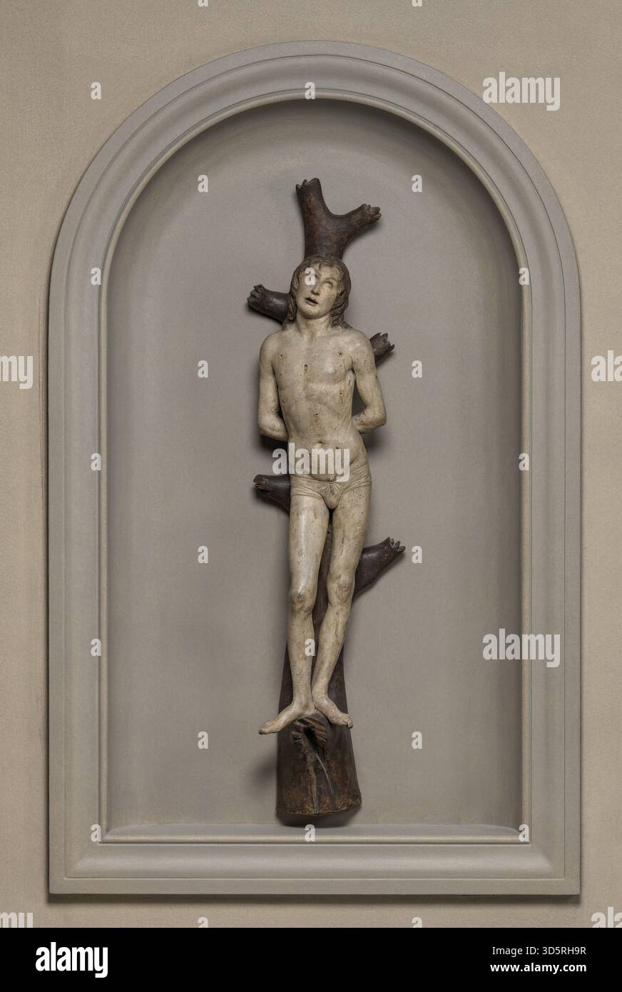 This c. 1492 sculpture by Matteo Civitali depicts Saint Sebastian with ...