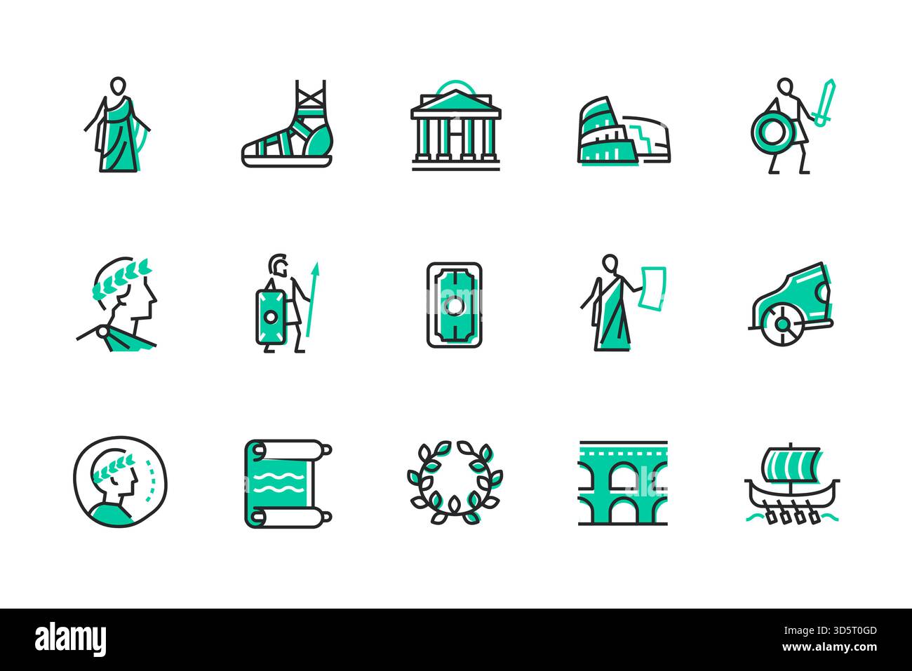 Toga rome Stock Vector Images - Alamy