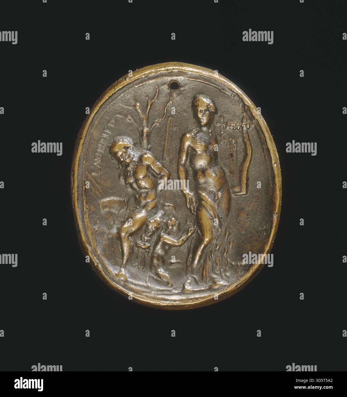 This 15th-century Florentine artwork depicts the mythological figures ...
