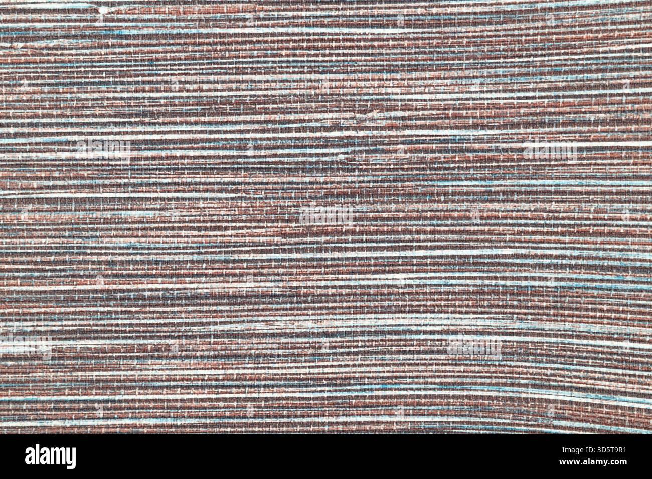 Textured wallcovering with horizontal striped lines Stock Photo