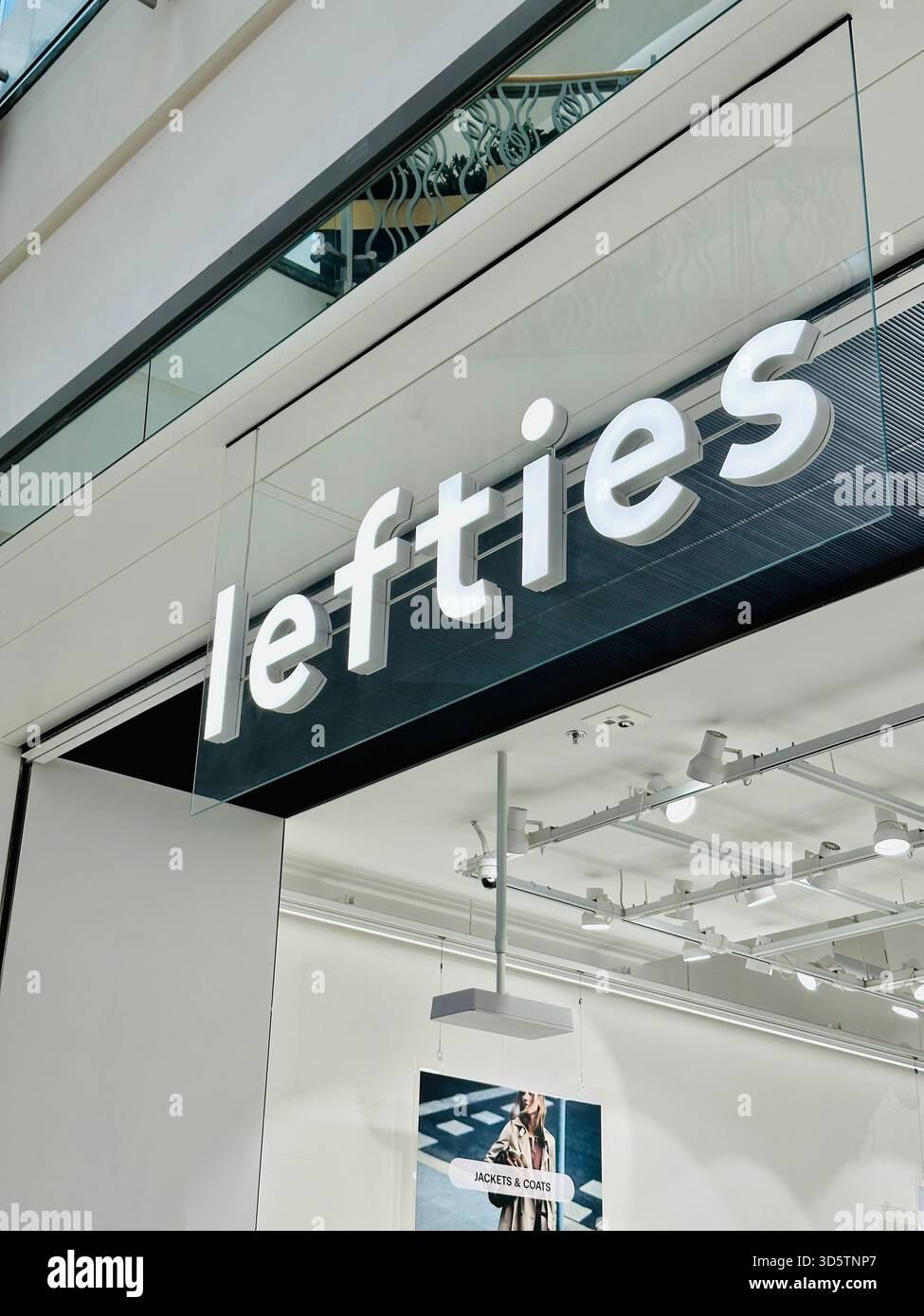 Lefties sign - Smartphone Captured Stock Image