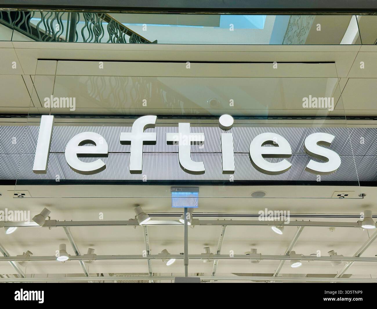 Lefties sign - Smartphone Captured Stock Image