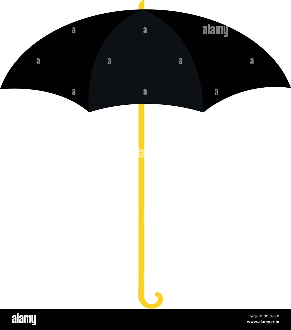 Umbrella vector icons isolated on transparent background. Stock Vector