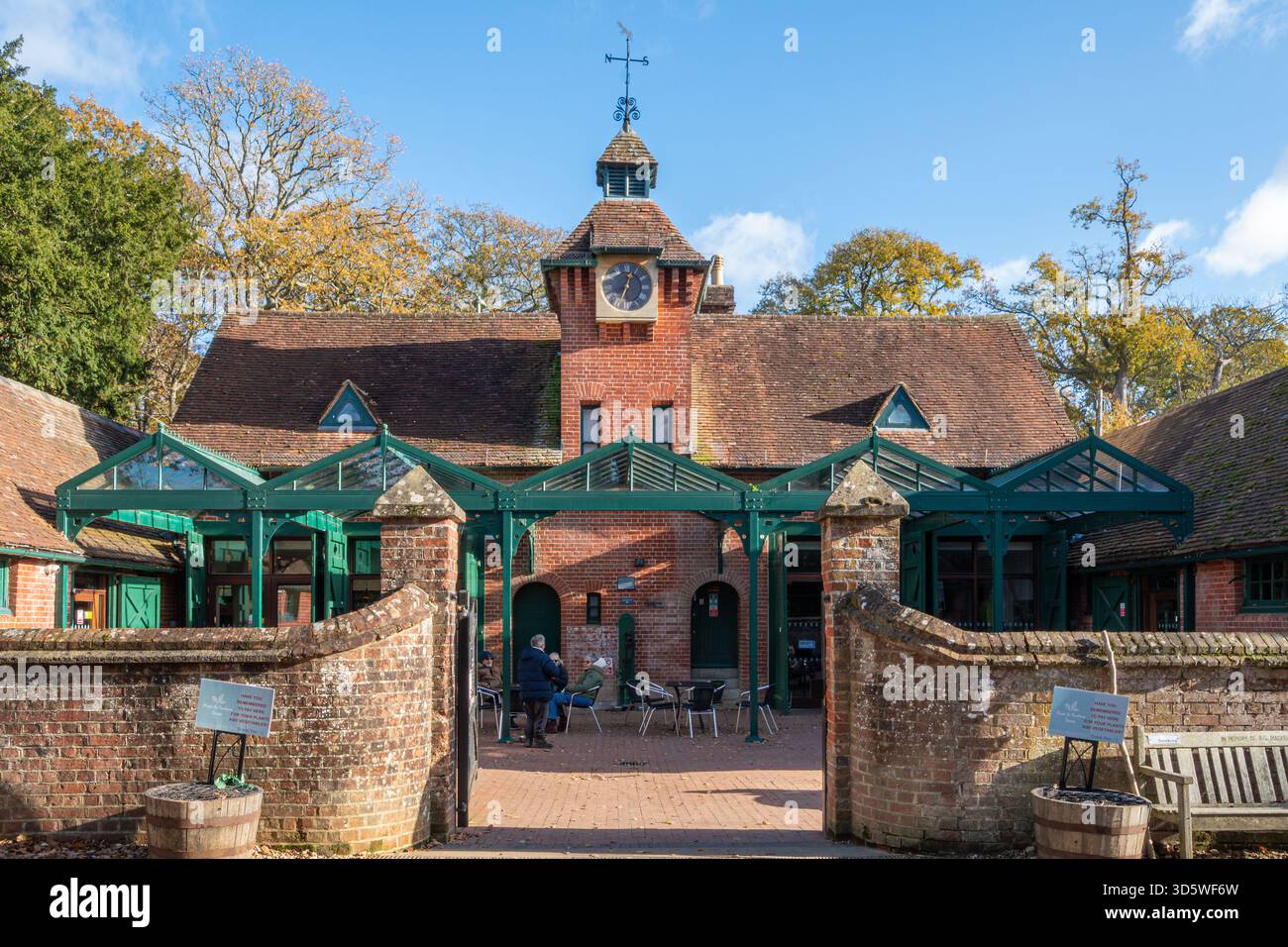 Staunton Country Park, view of The Coach House visitor centre and cafe ...