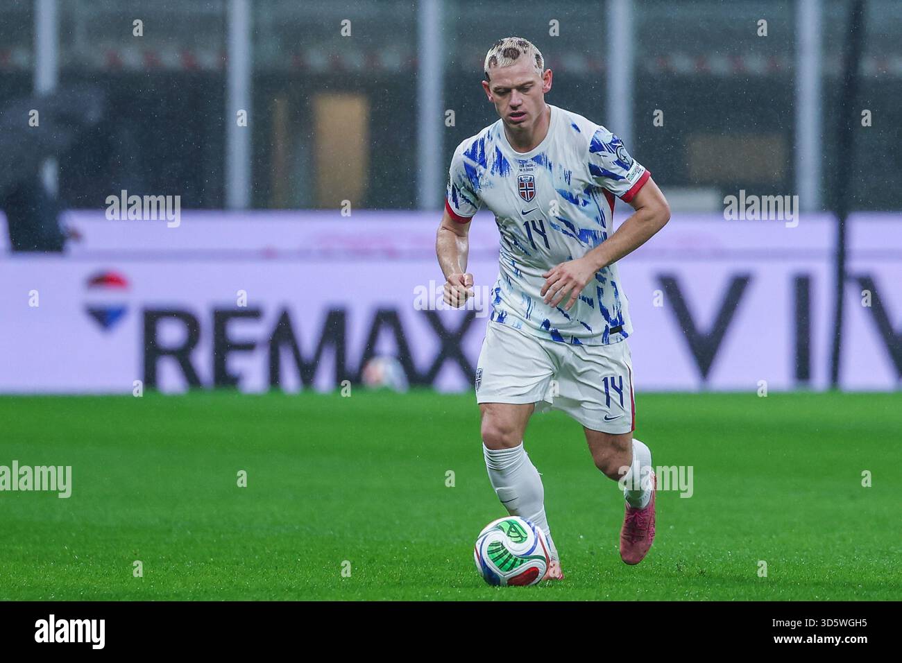 Julian Ryerson of Norway seen in action during FIFA World Cup 2026 ...