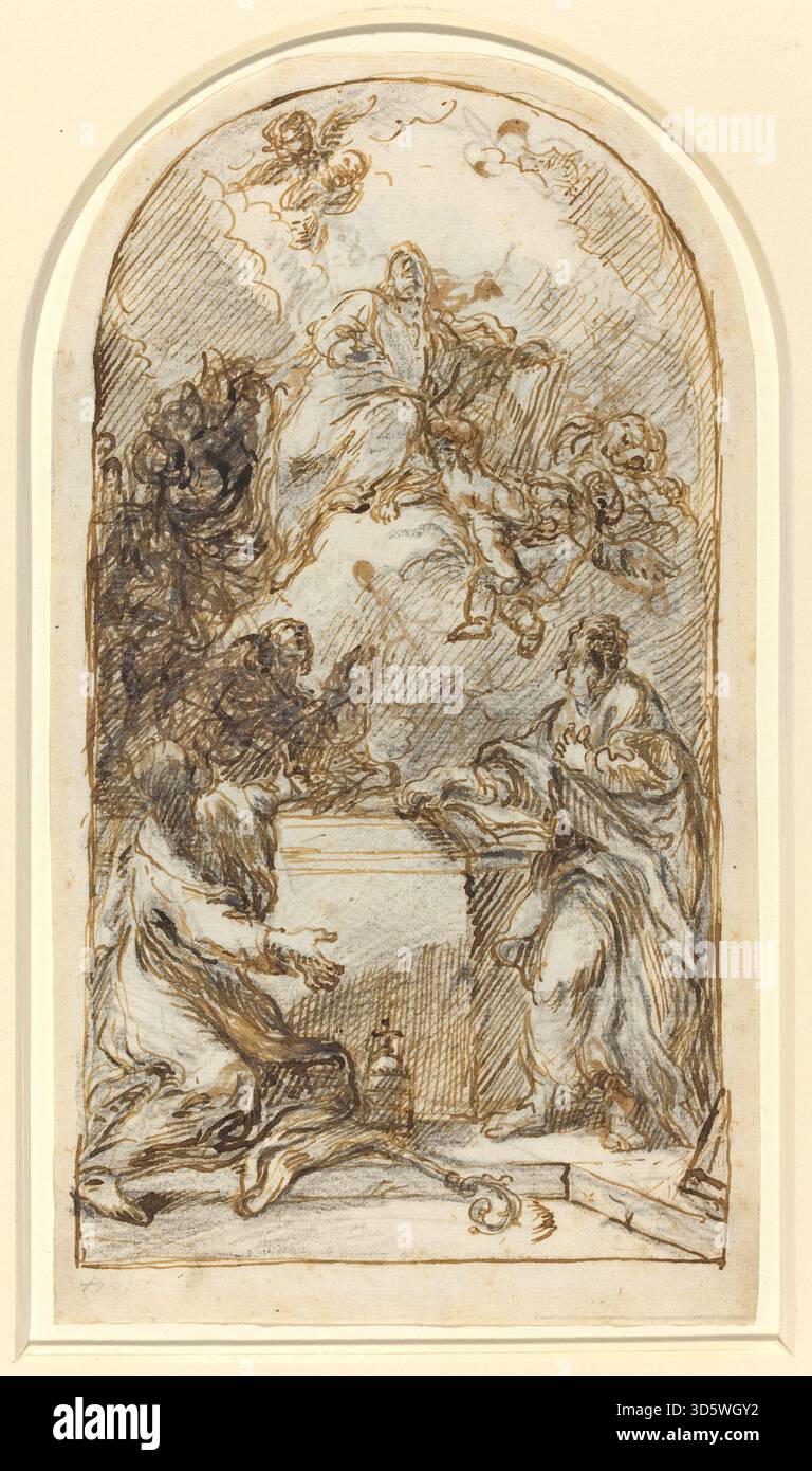 Saint Attributes Pietro Roselli's artwork 'The Apotheosis of Saint Mark' depicts the ...
