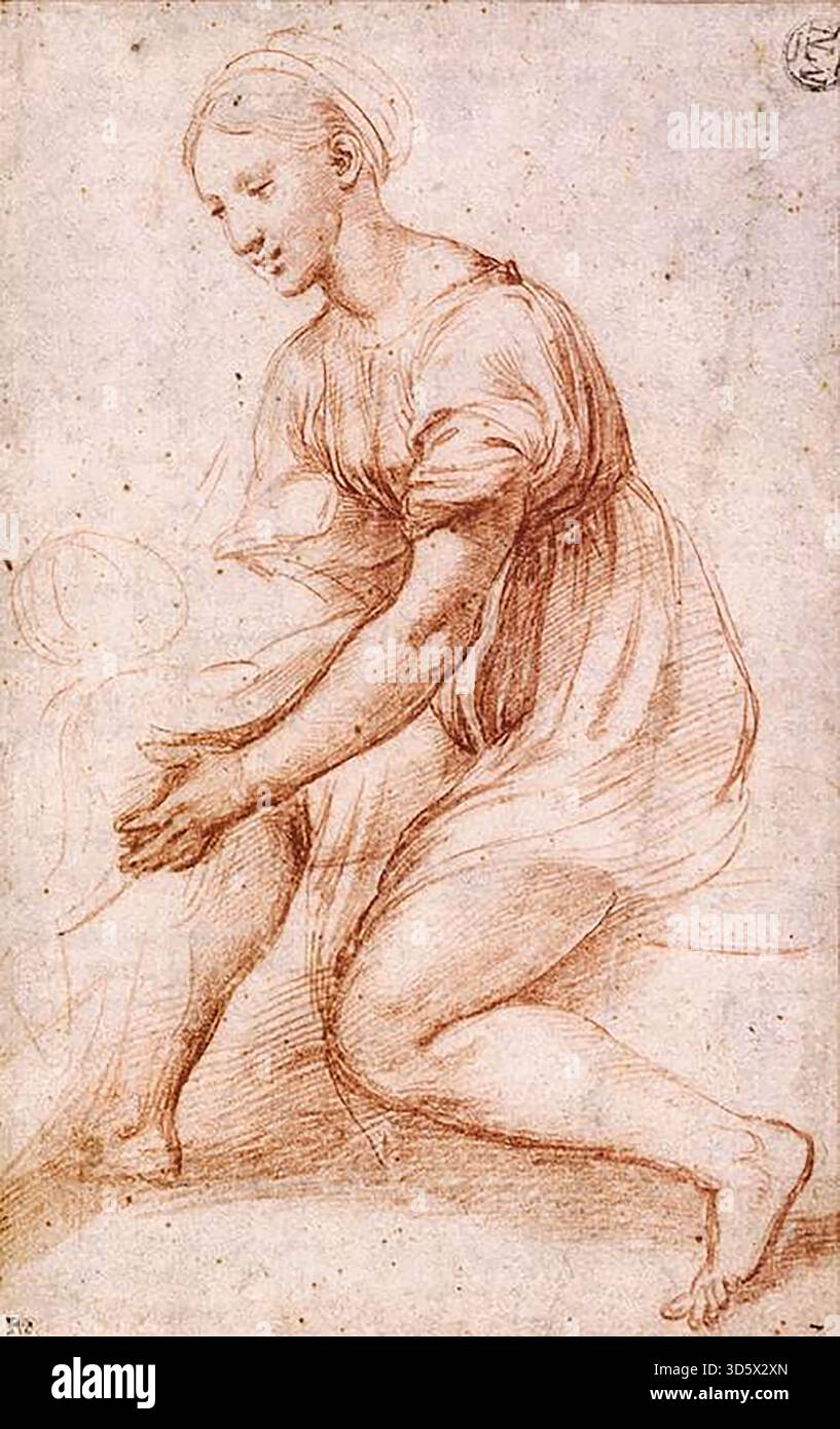 GIULIO ROMANO (b. ca. 1499, Roma, d. 1546, Mantova) Study for the Holy ...