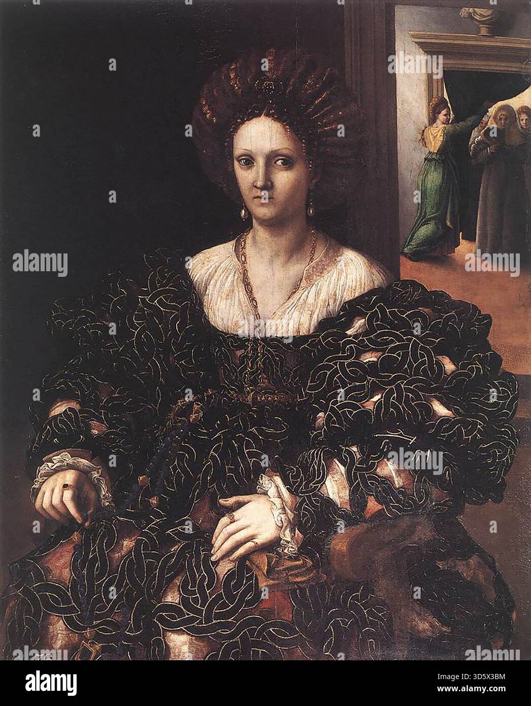 GIULIO ROMANO (b. ca. 1499, Roma, d. 1546, Mantova) Portrait of a Woman ...