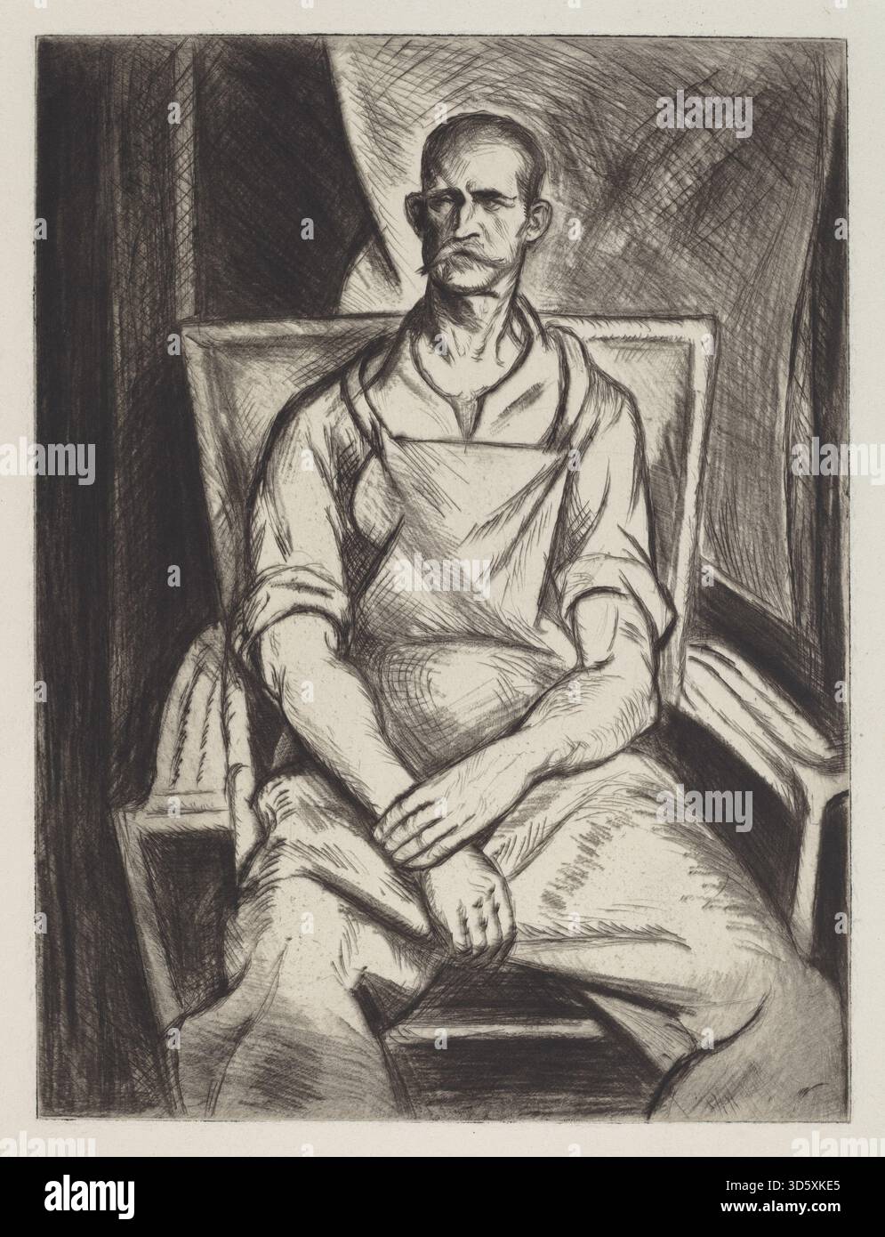 This 1932 portrait by Samuel Pullman depicts Joseph Boston, a laborer ...
