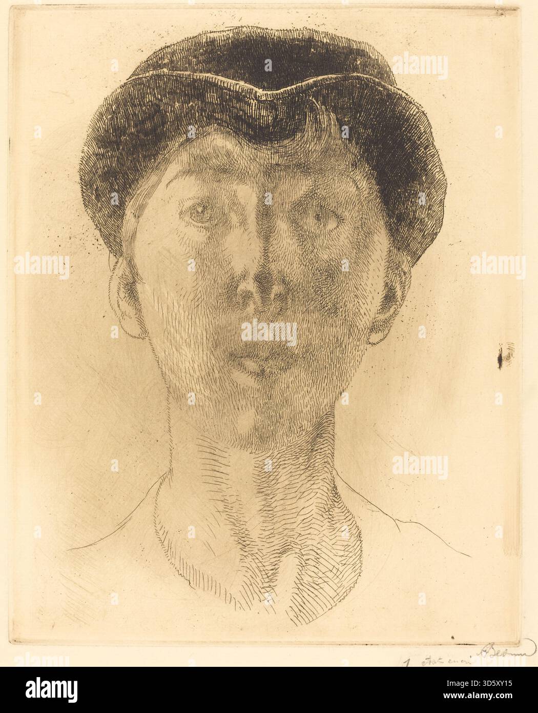 This 1917 portrait by Albert Besnard depicts Queen Elisabeth of Belgium ...