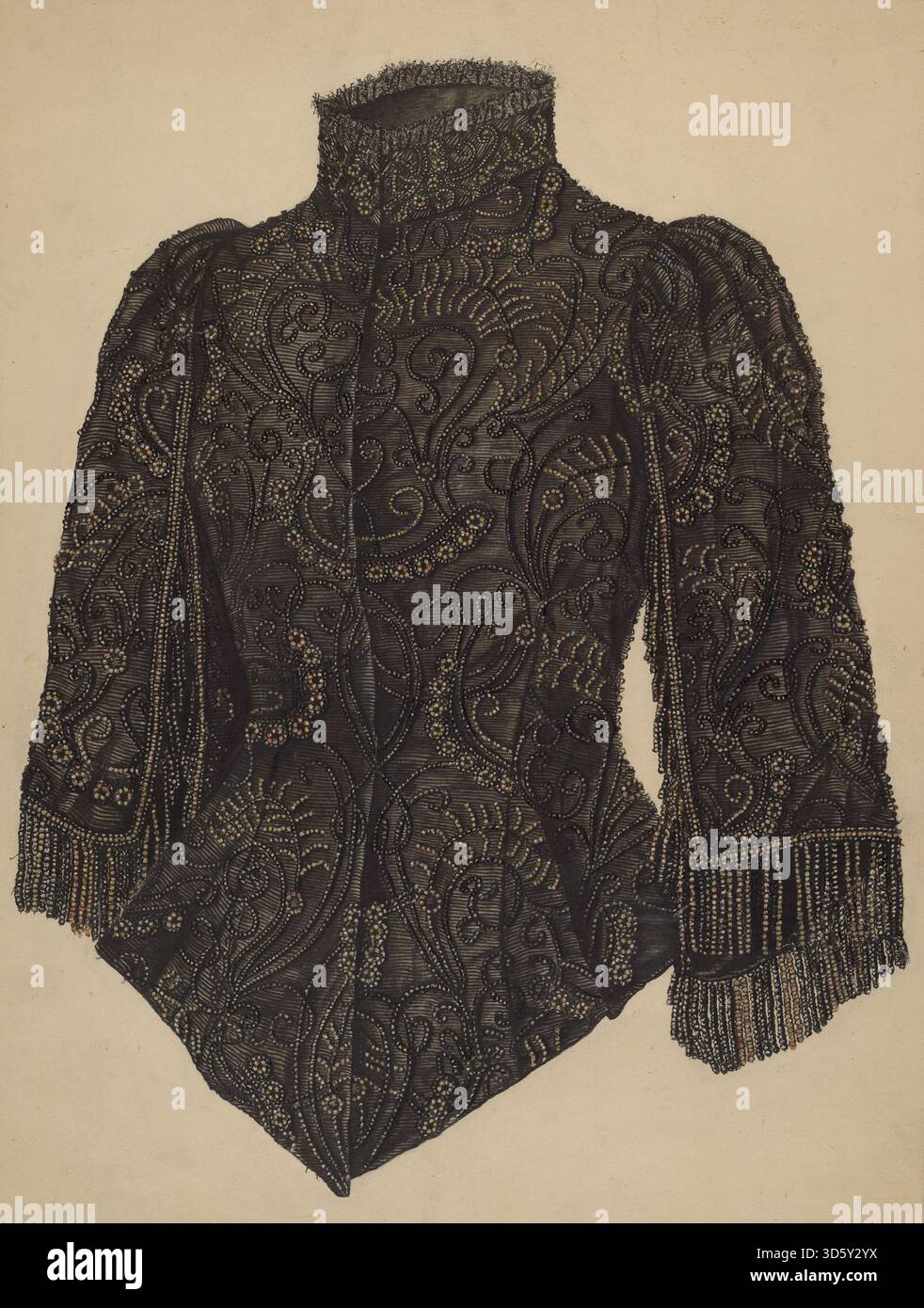 Basque Style Designs A Basque garment made by Florence Earl circa 1938, featuring tailored ...