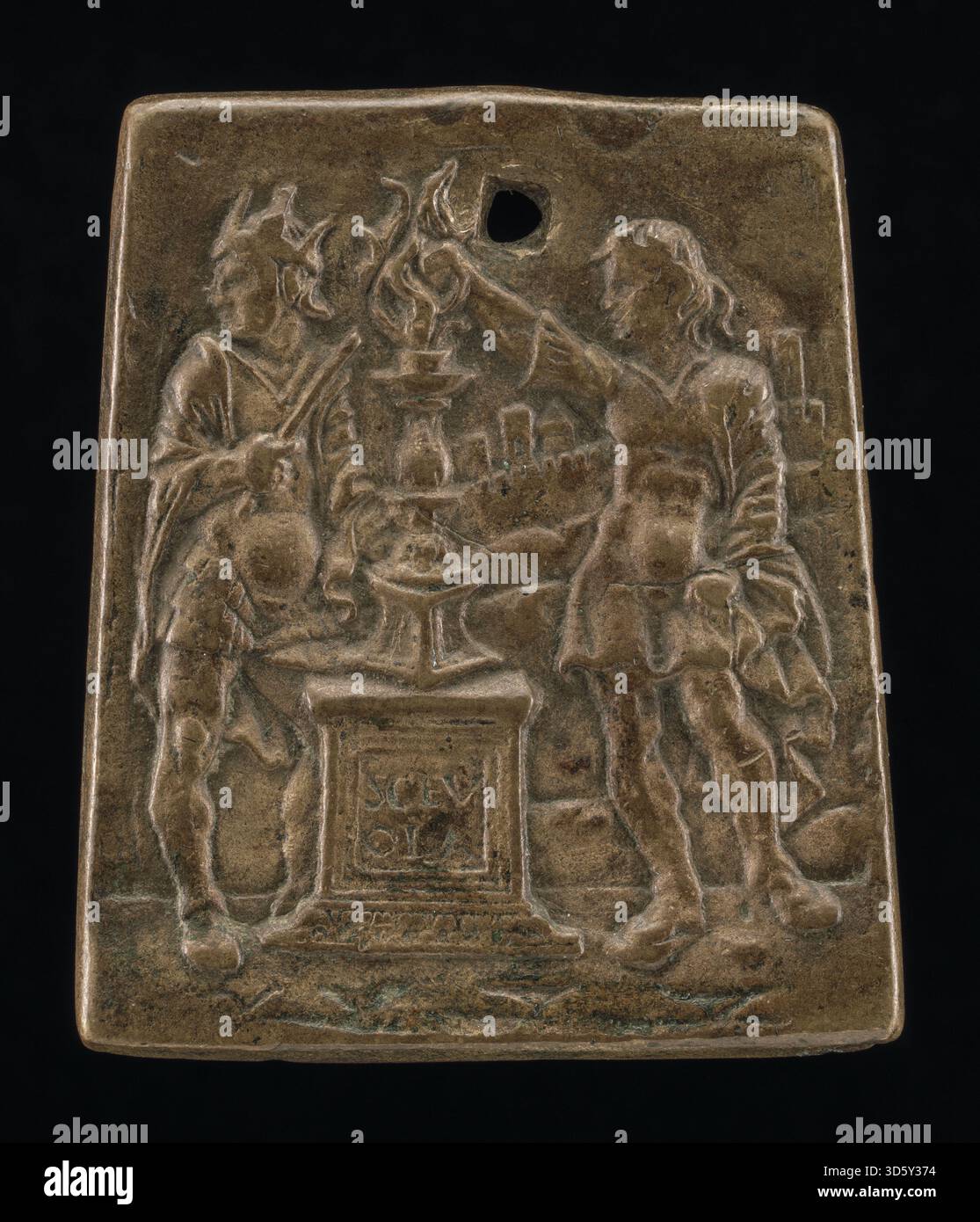 Mucius Scaevola, early 16th century Paduan painting, depicts the Roman ...
