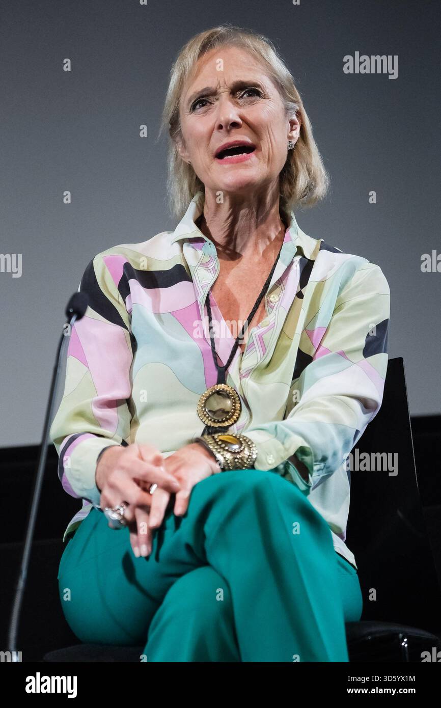 London, UK. 17 November 2025. Caroline Goodall on stage at Mark Kermode ...