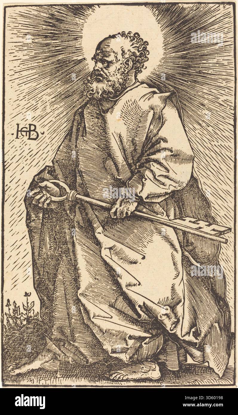 Hans Baldung Grien's 1519 painting portrays Saint Peter, apostle of ...