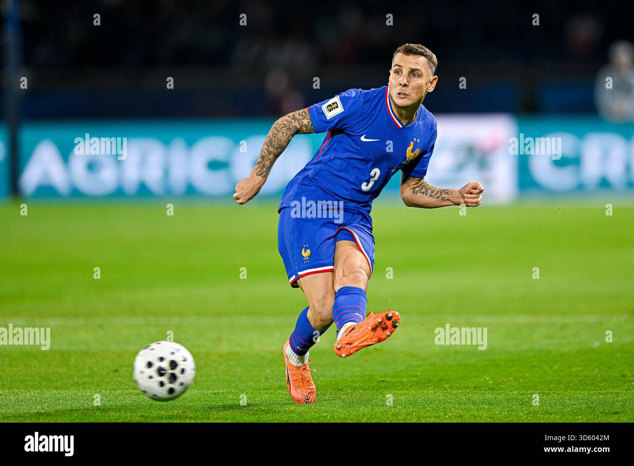 Lucas Digne during the FIFA World Cup 2026, Qualifiers, Group D ...