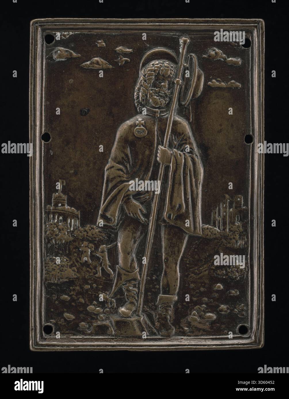 This artwork by Moderno, late 15th to early 16th century, depicts Saint ...