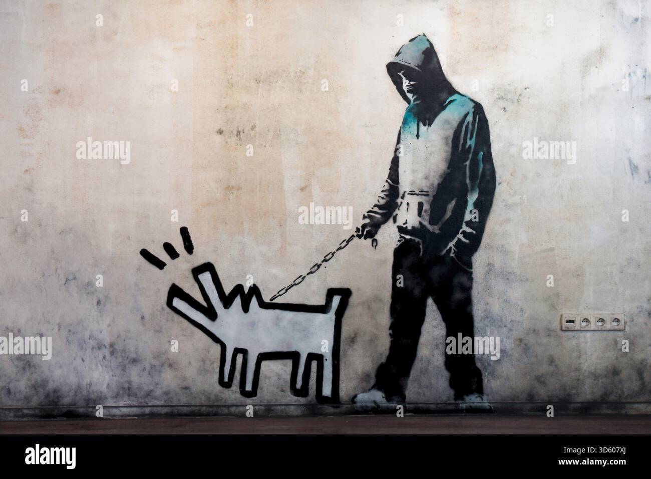An artwork by banksy hi-res stock photography and images - Alamy