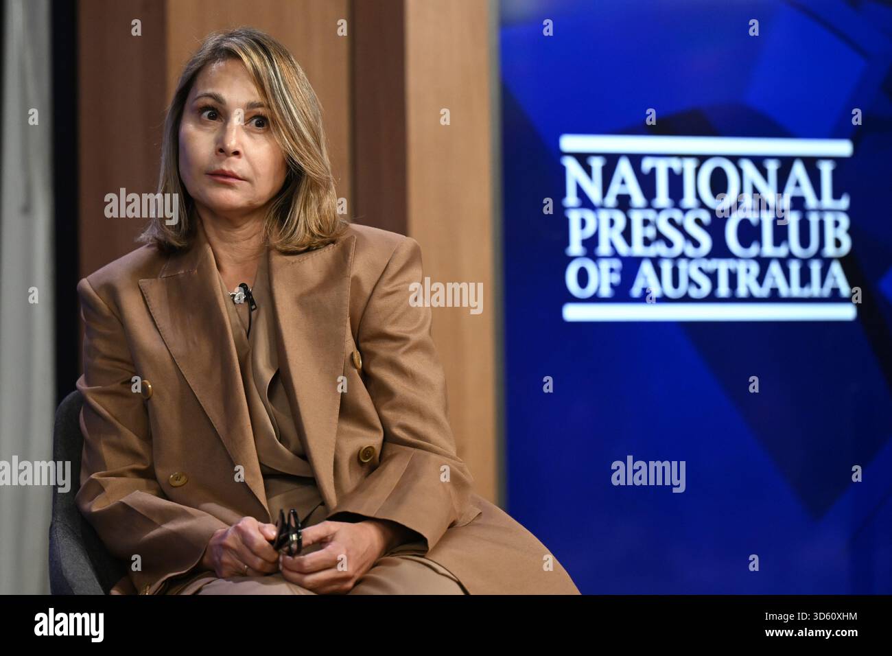 Chief Executive of FutureCoal Michelle Manook prepares to address the ...