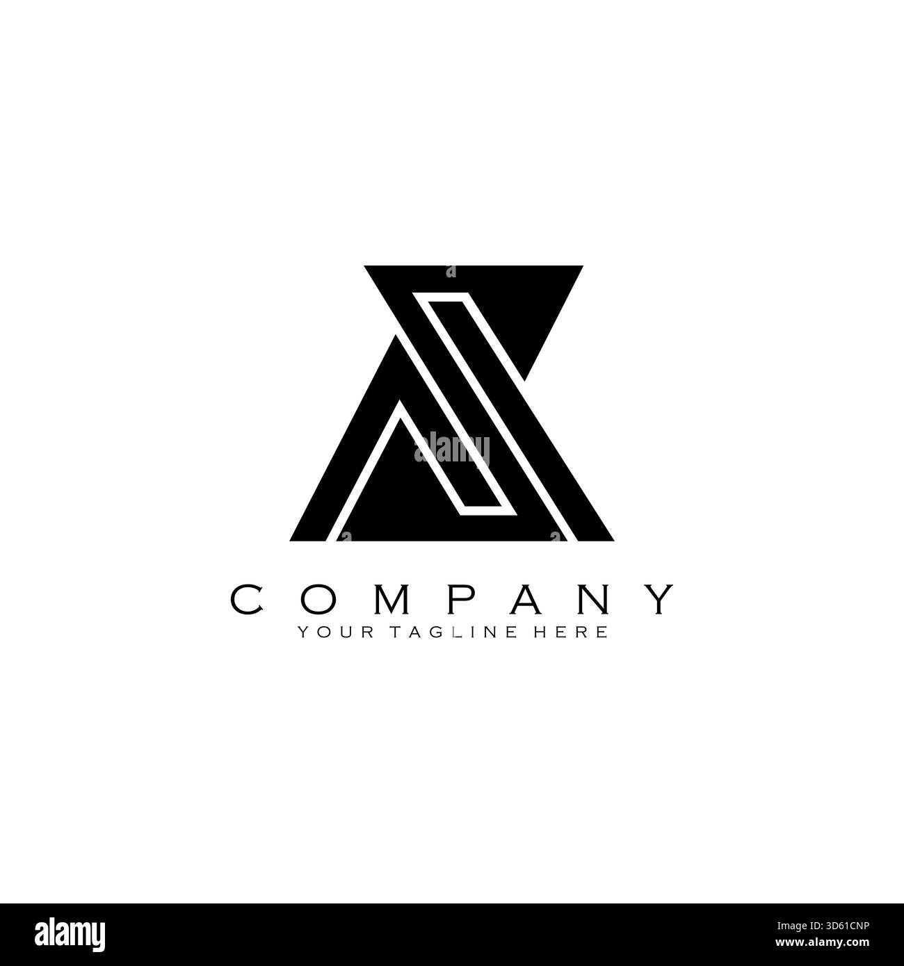 initial letter AZ logo design vector Stock Vector