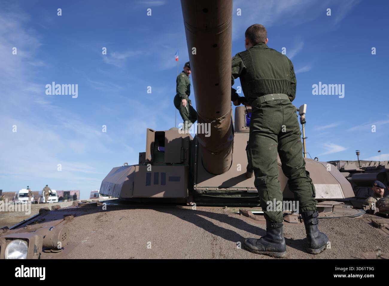 Cincu, Romania - November 13, 2025: Tank servicemen during The Dacian ...