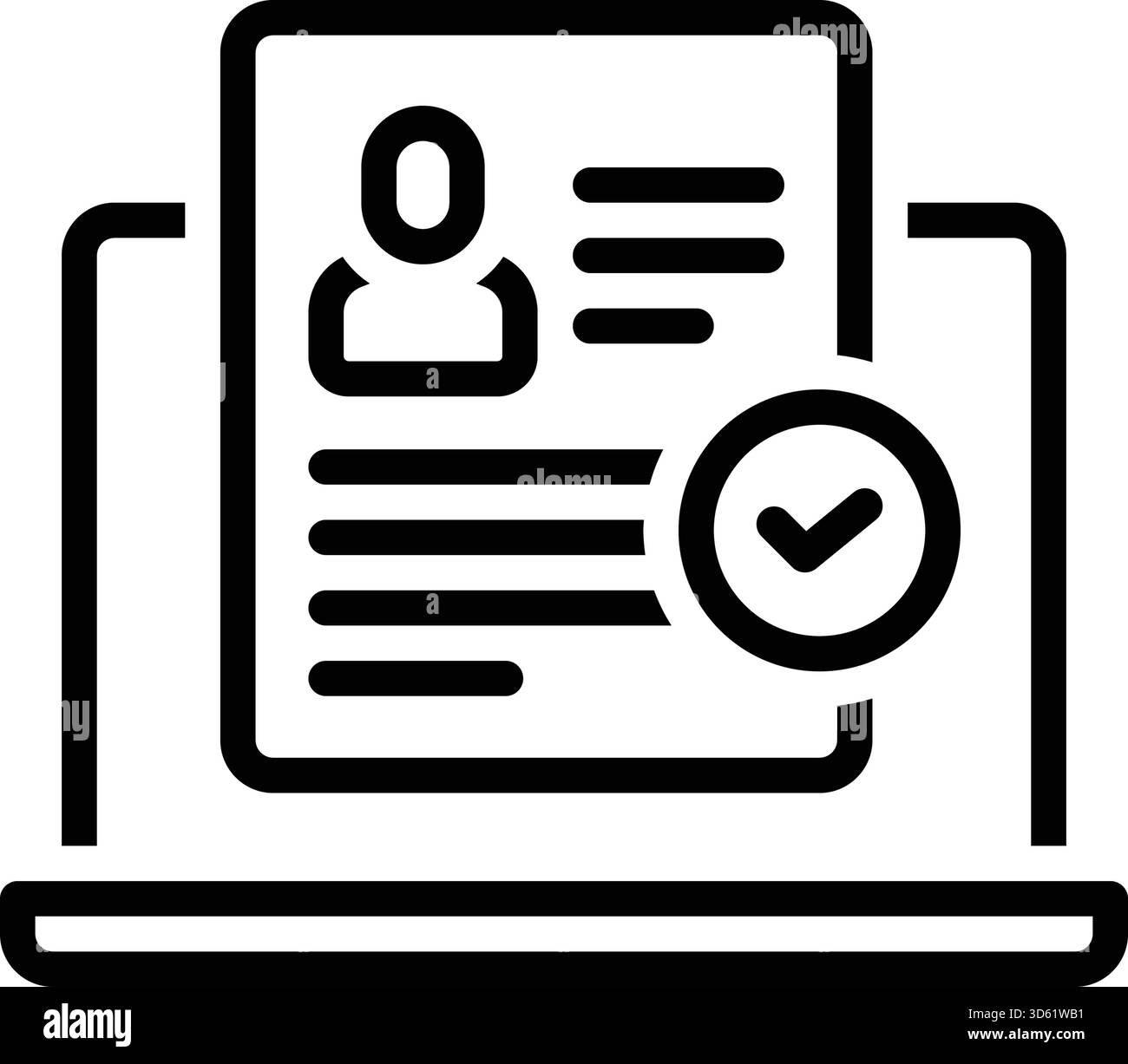 Icon buyer profile Black and White Stock Photos & Images - Alamy