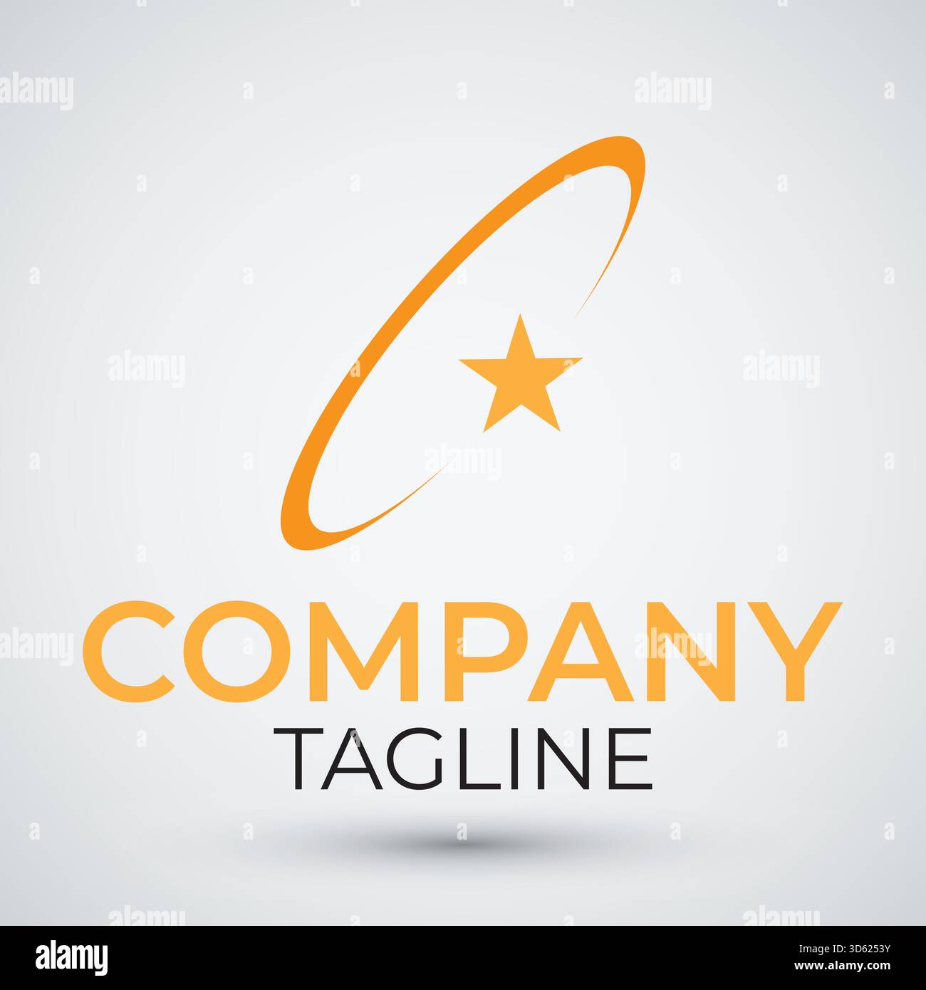 star galaxy logo design template Stock Vector