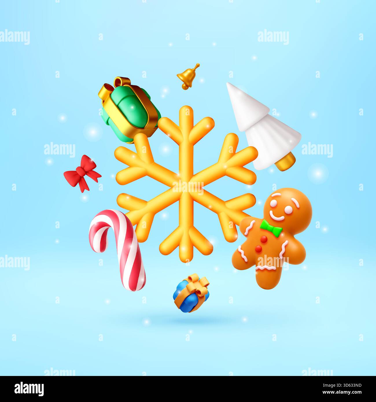 Man christmas tree gift Stock Vector Images - Alamy