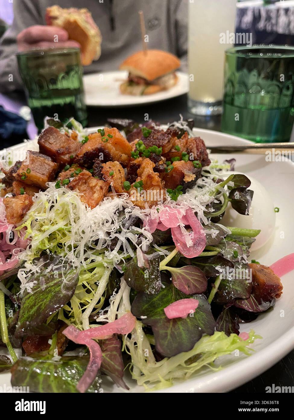 The Terrace Café is located in the Museum of Modern Art and features  features small plate entrees and desserts, New York City, USA, 2025 - Smartphone Captured Stock Image