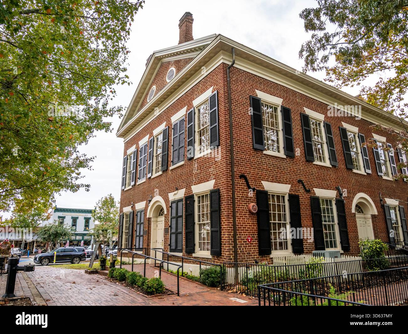 Dahlonega Gold Museum in the old Lumpkin County Courthouse in downtown historic area of Dahlonega in the northeast mountains of Georgia USA Stock Photo