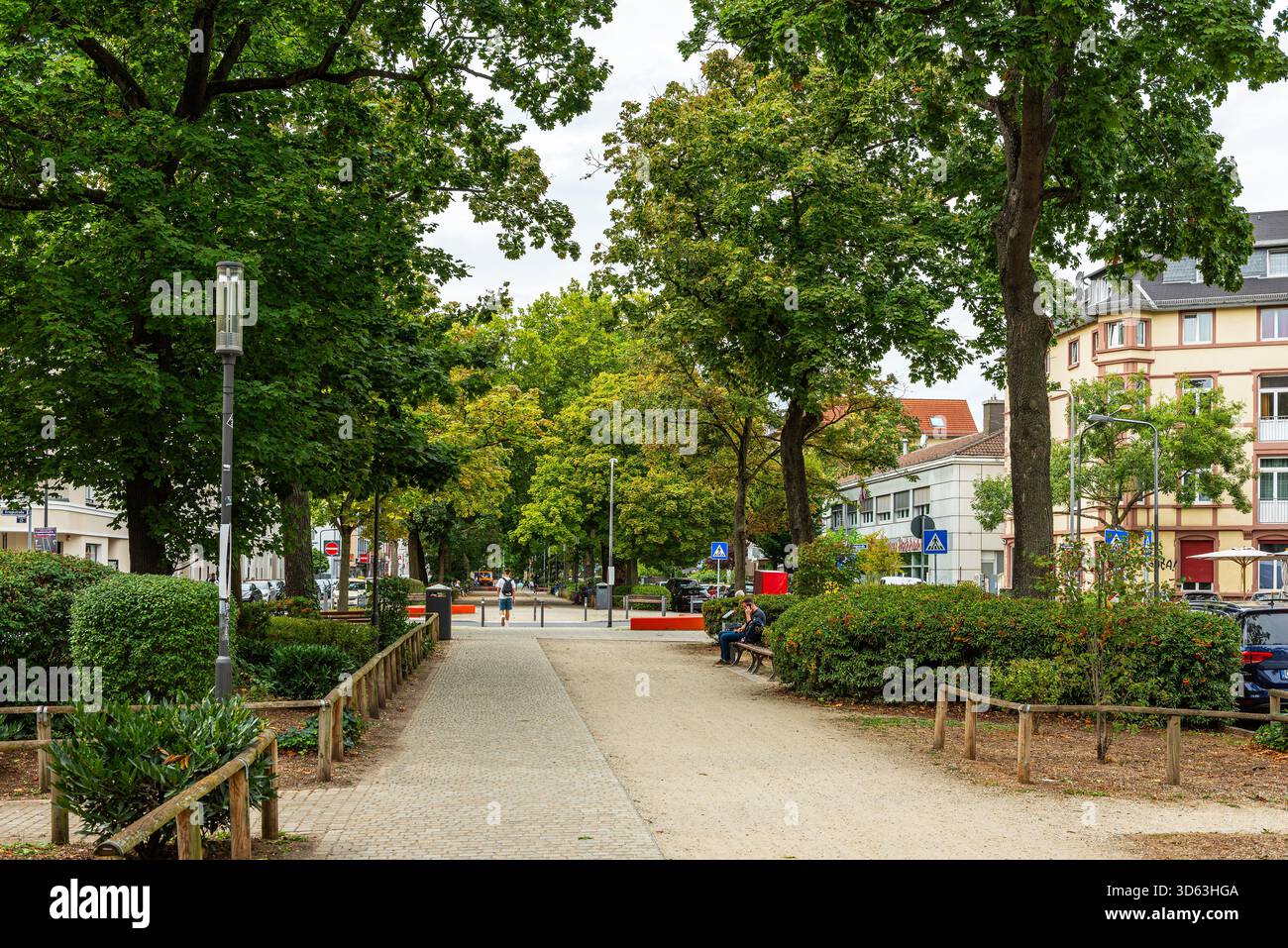 Frankenallee in the Gallus district of Frankfurt, Hesse, Germany Stock Photo
