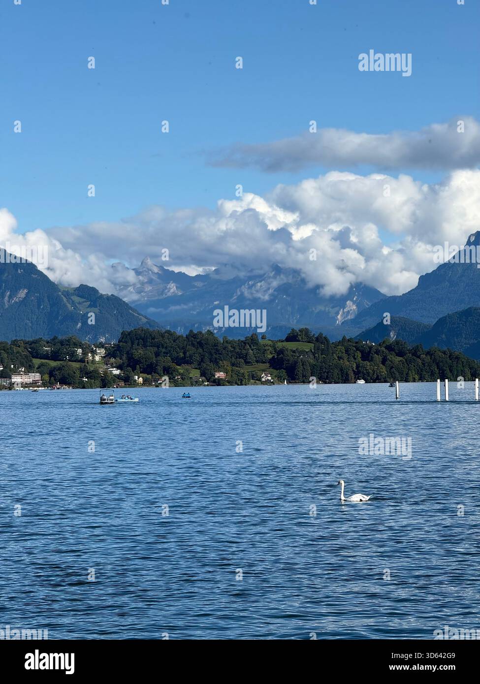 A piece of heaven between the mountains - Smartphone Captured Stock Image
