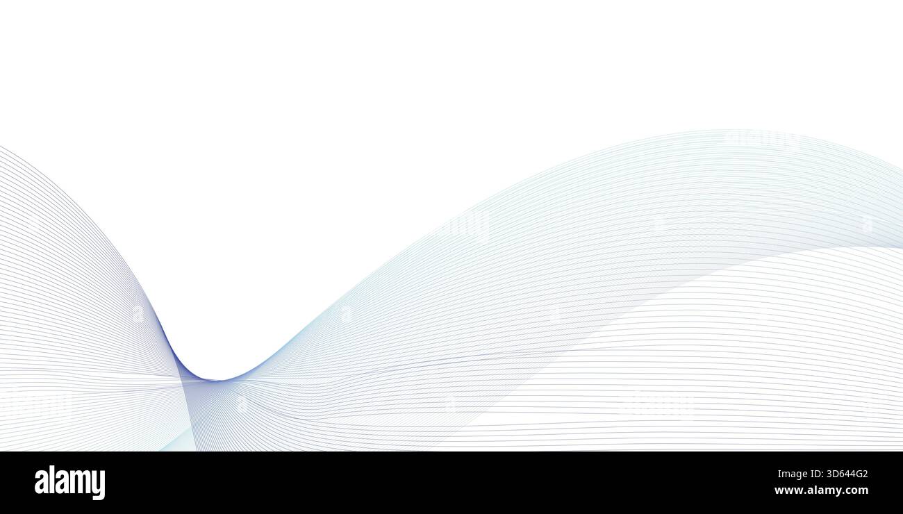 Abstract Wave Lines Background for Modern Digital Use Stock Vector