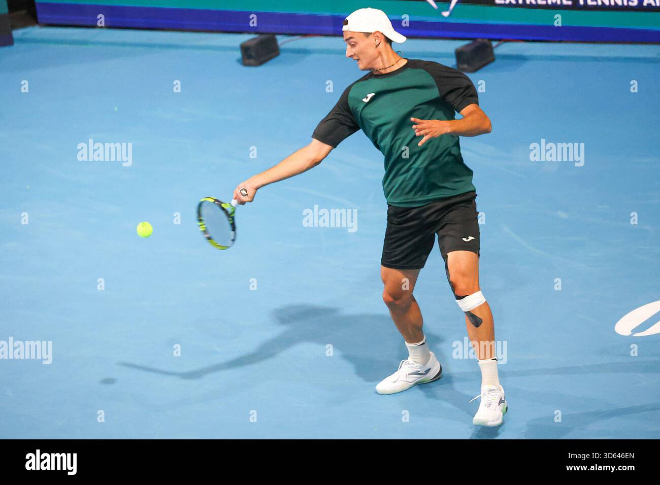 Bergamo, Italy. 18th Nov, 2025. Fabrizio ANDALORO (ITA) during ATP Challenger Bergamo, International Tennis match in Bergamo, Italy, November 18 2025 Credit: Independent Photo Agency/Alamy Live News Stock Photo