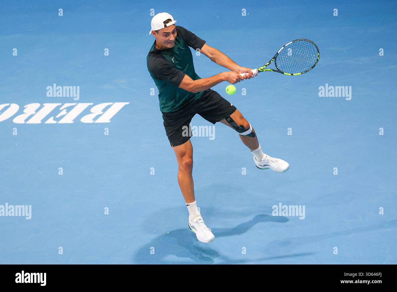 Bergamo, Italy. 18th Nov, 2025. Fabrizio ANDALORO (ITA) during ATP Challenger Bergamo, International Tennis match in Bergamo, Italy, November 18 2025 Credit: Independent Photo Agency/Alamy Live News Stock Photo