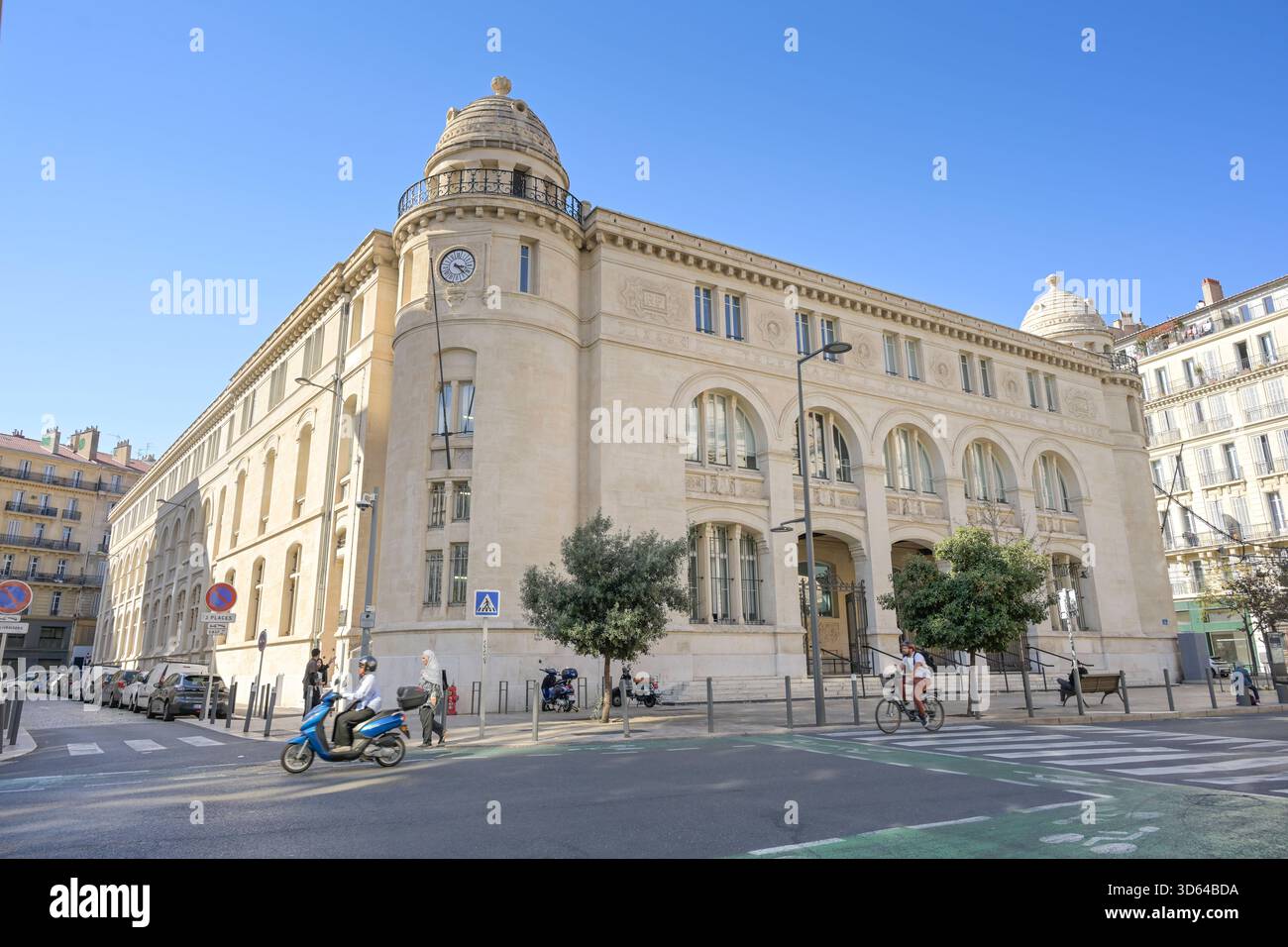 Altes Postamt La Poste Marseille Colbert, Marseille, Frankreich *** Old ...