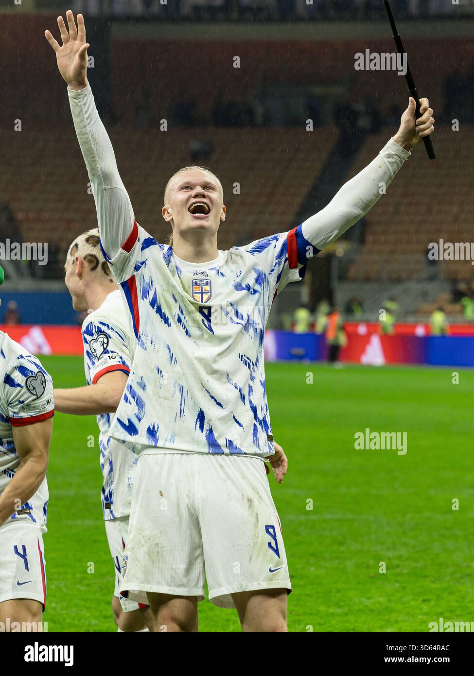 The Norvegian Player Erling Haaland Celebrates After The Victory the-norvegian-player-erling-haaland-celebrates-after-the-victory