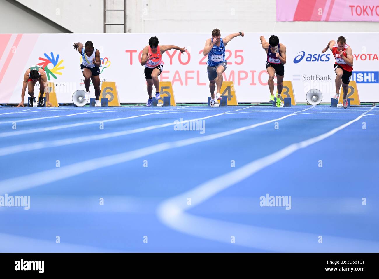 General View Shogo Sakata JPN NOVEMBER 18 2025 Athletics Men S General Viewshogo Sakata Jpnnovember 18 2025 Athletics Mens 200m Semi Final During Tokyo 2025 Deaflympics At Komazawa Olympic Park General Sports Ground In Tokyo Japan Photo By Matsuokaflo Sport 3D661C1