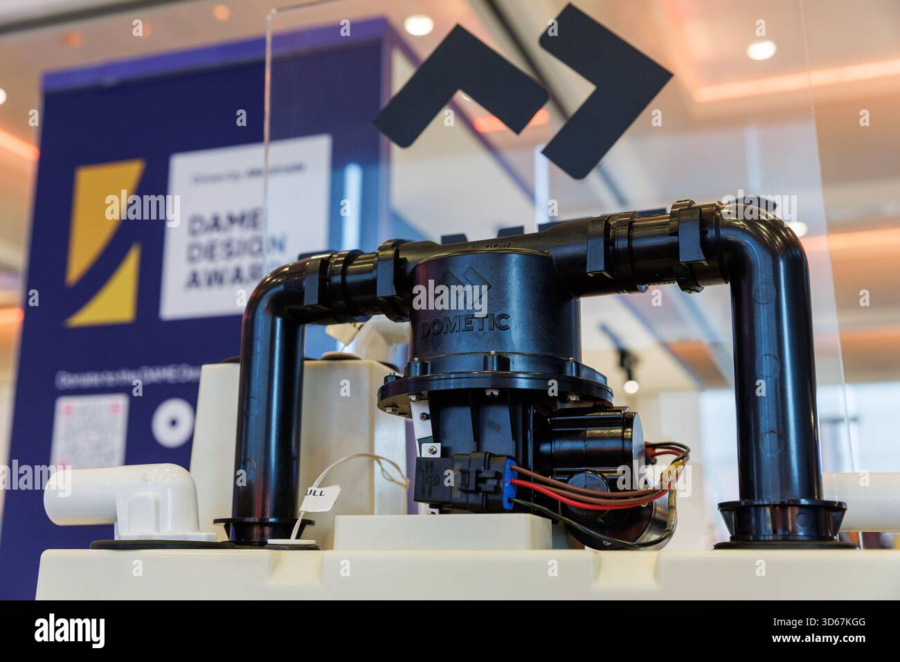 General view of the product exhibition showcasing category winners and ...