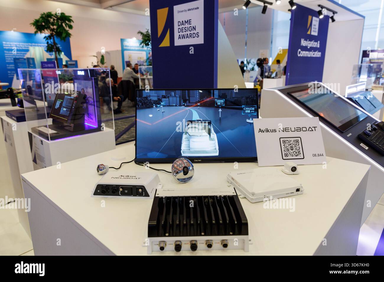 General view of the product exhibition showcasing category winners and ...