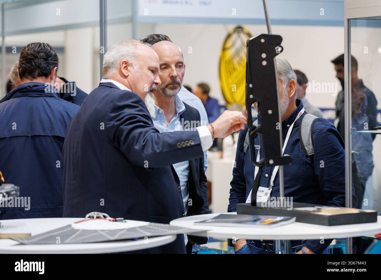 General view of exhibitors and product displays across multiple themed ...