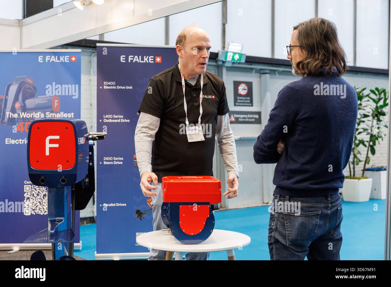 General view of exhibitors and product displays across multiple themed ...