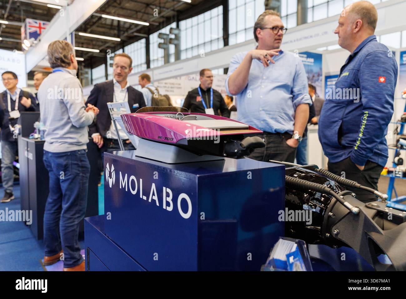 General view of exhibitors and product displays across multiple themed ...