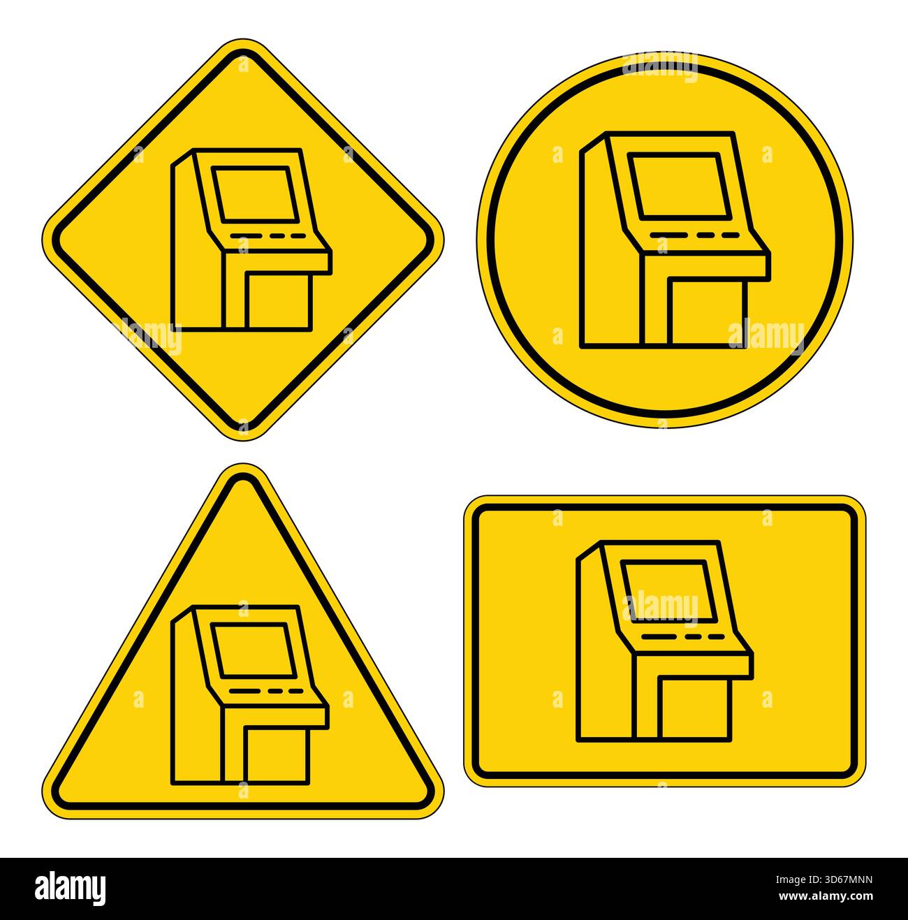 Atm installation Stock Vector Images - Alamy
