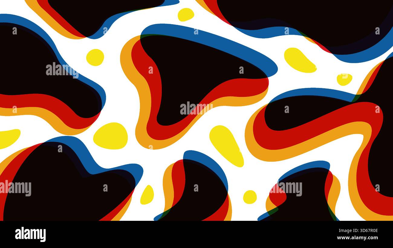 Abstract background with fluid and dynamic effect. Modern gradient background. Vector illustration for design template Stock Vector