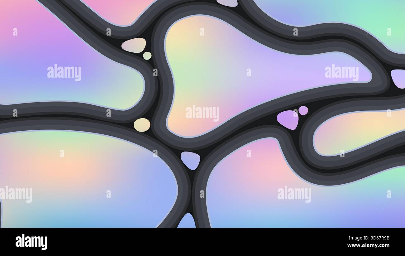 Abstract background with fluid and dynamic effect. Modern gradient background. Vector illustration for design template Stock Vector