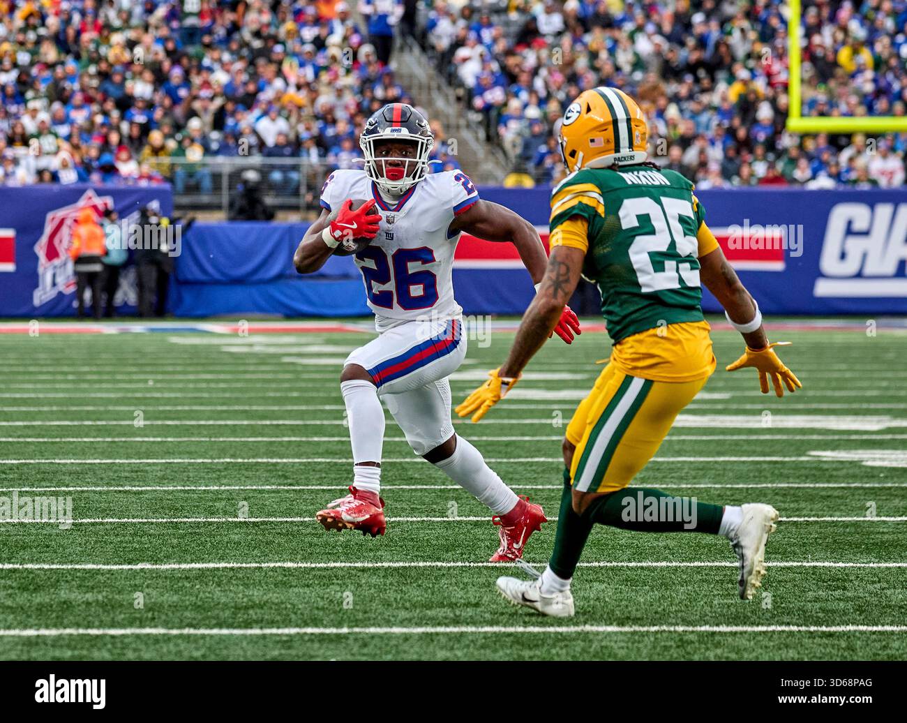 Maillot New York Giants Signé Devin Singletary #26 – Authentifié Beckett, Neuf