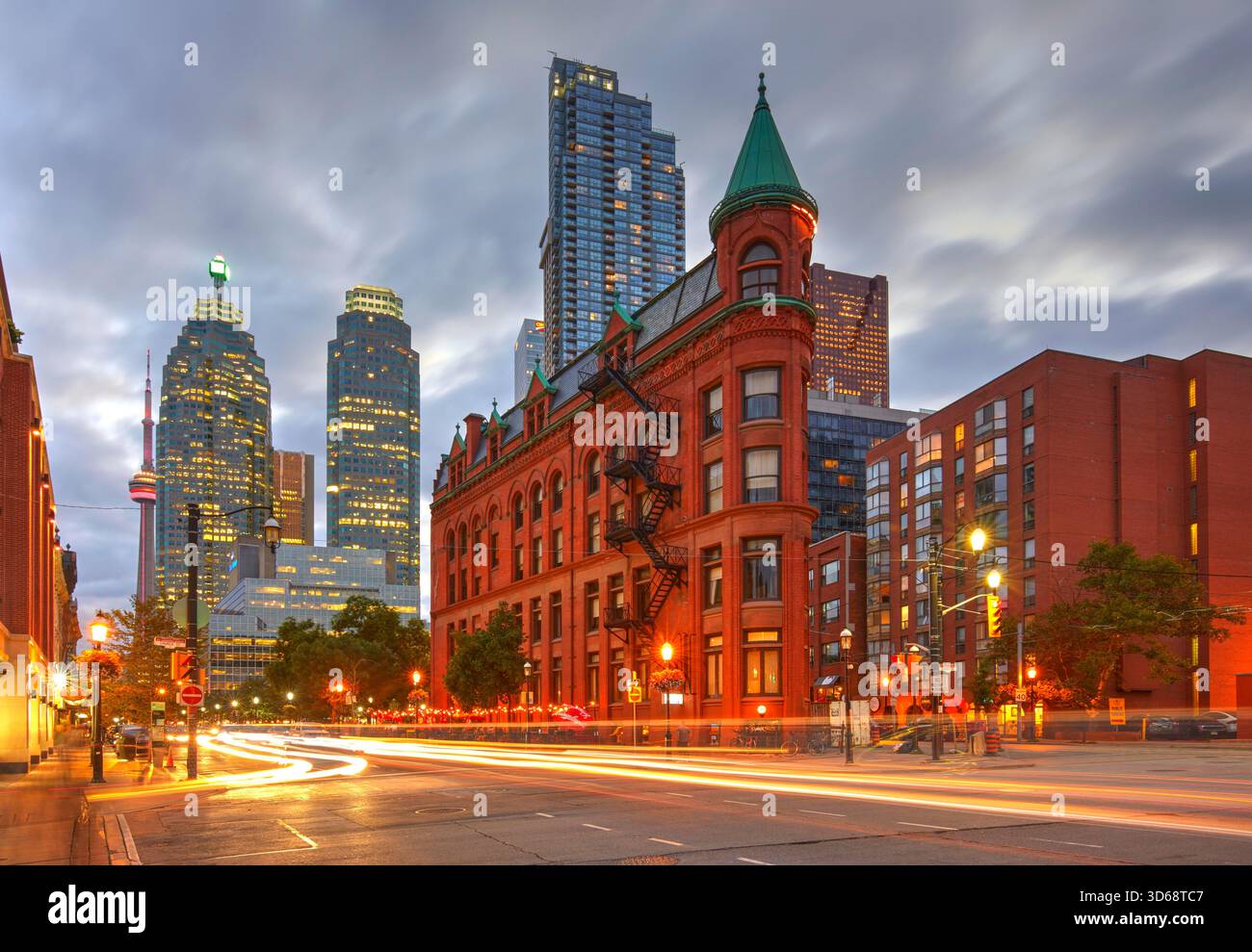 Gooderham Building Backside Gooderham Building, also known as the Flatiron Building, during the ...