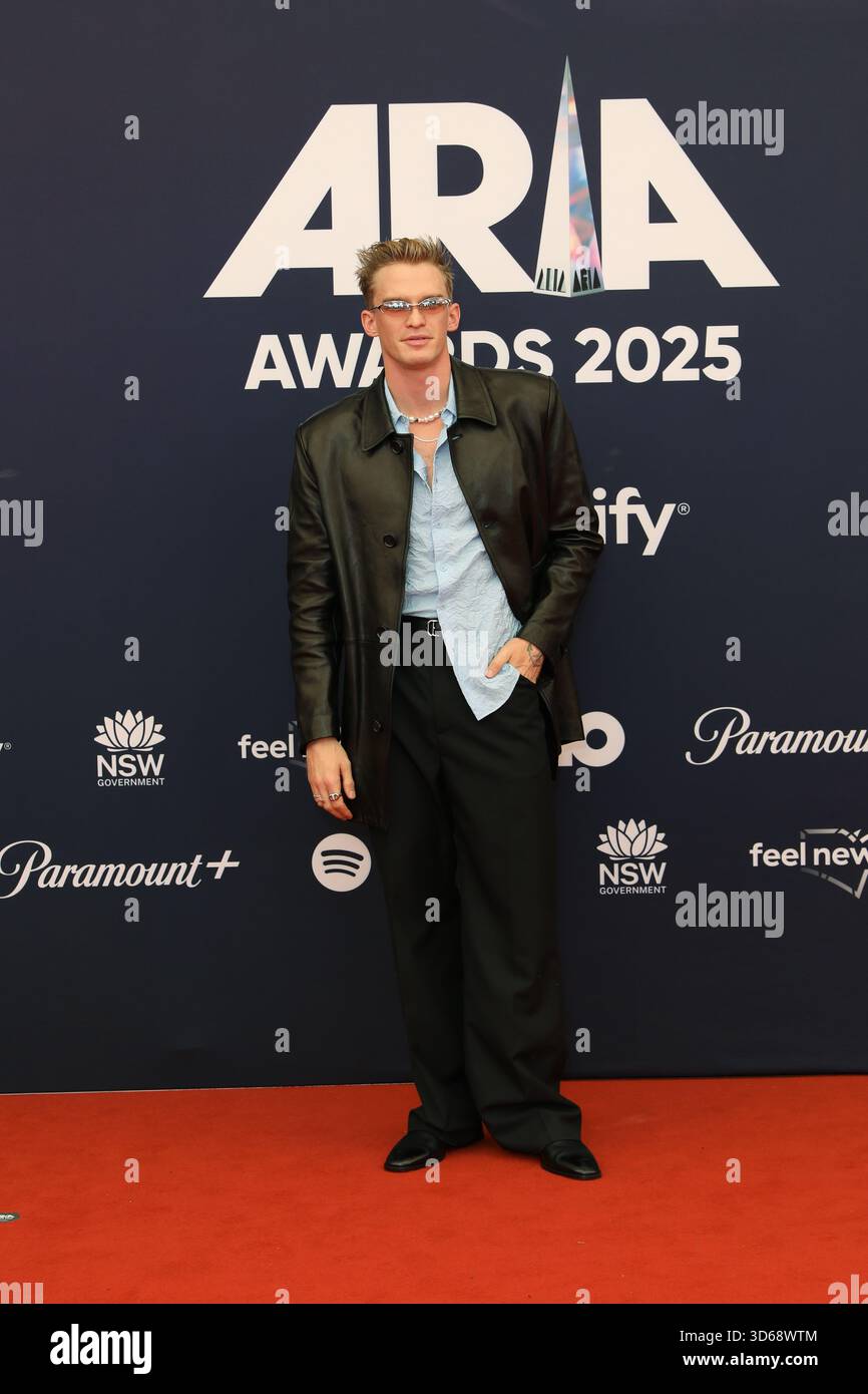 November 19, 2025: CODY SIMPSON attends the 2025 ARIA Awards at the ...