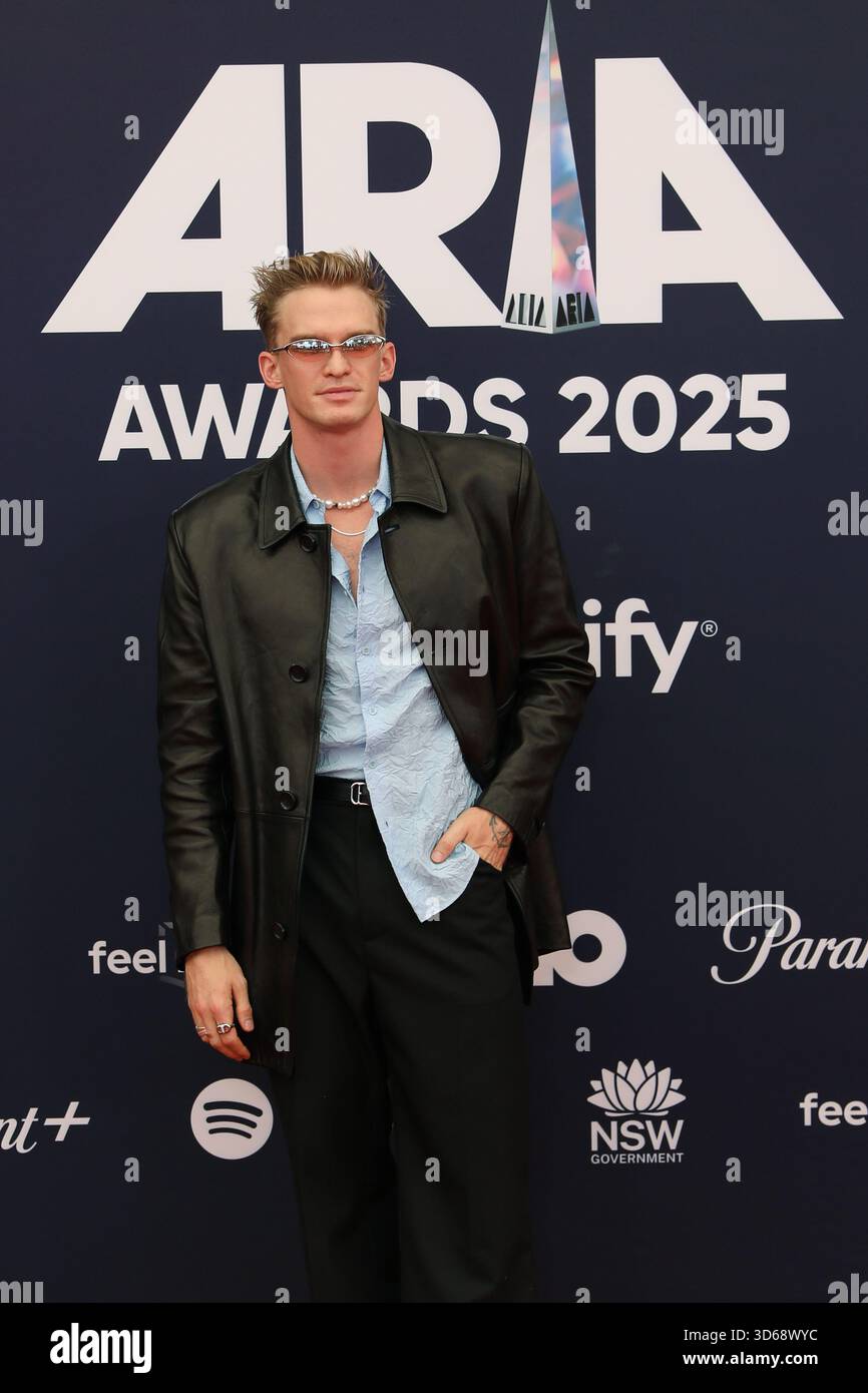 November 19, 2025: CODY SIMPSON attends the 2025 ARIA Awards at the ...