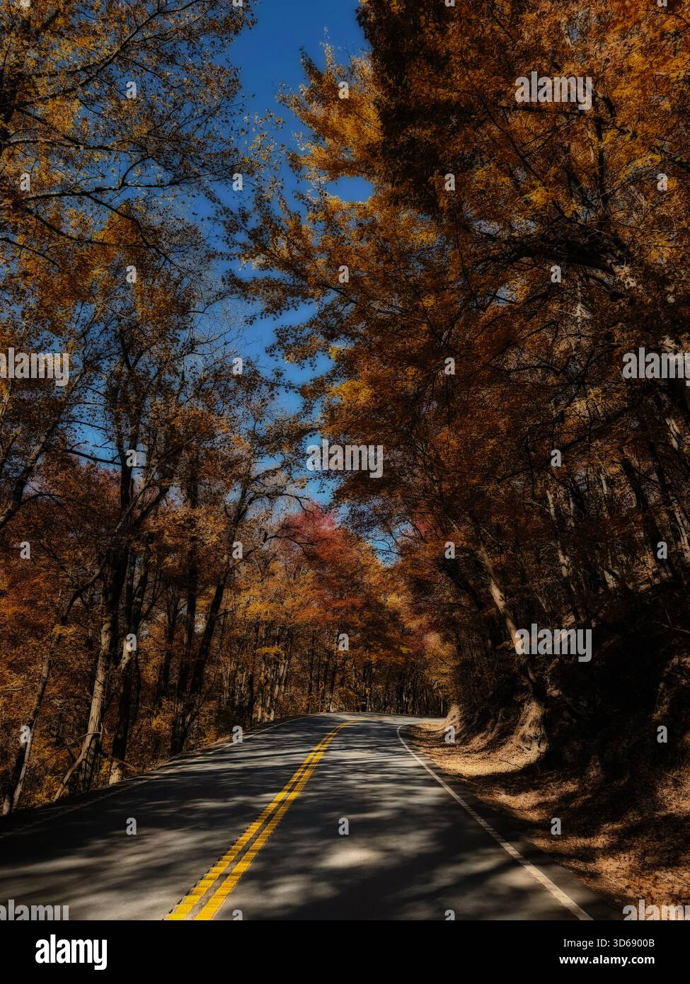 Blue Ridge Mountains - Smartphone Captured Stock Image
